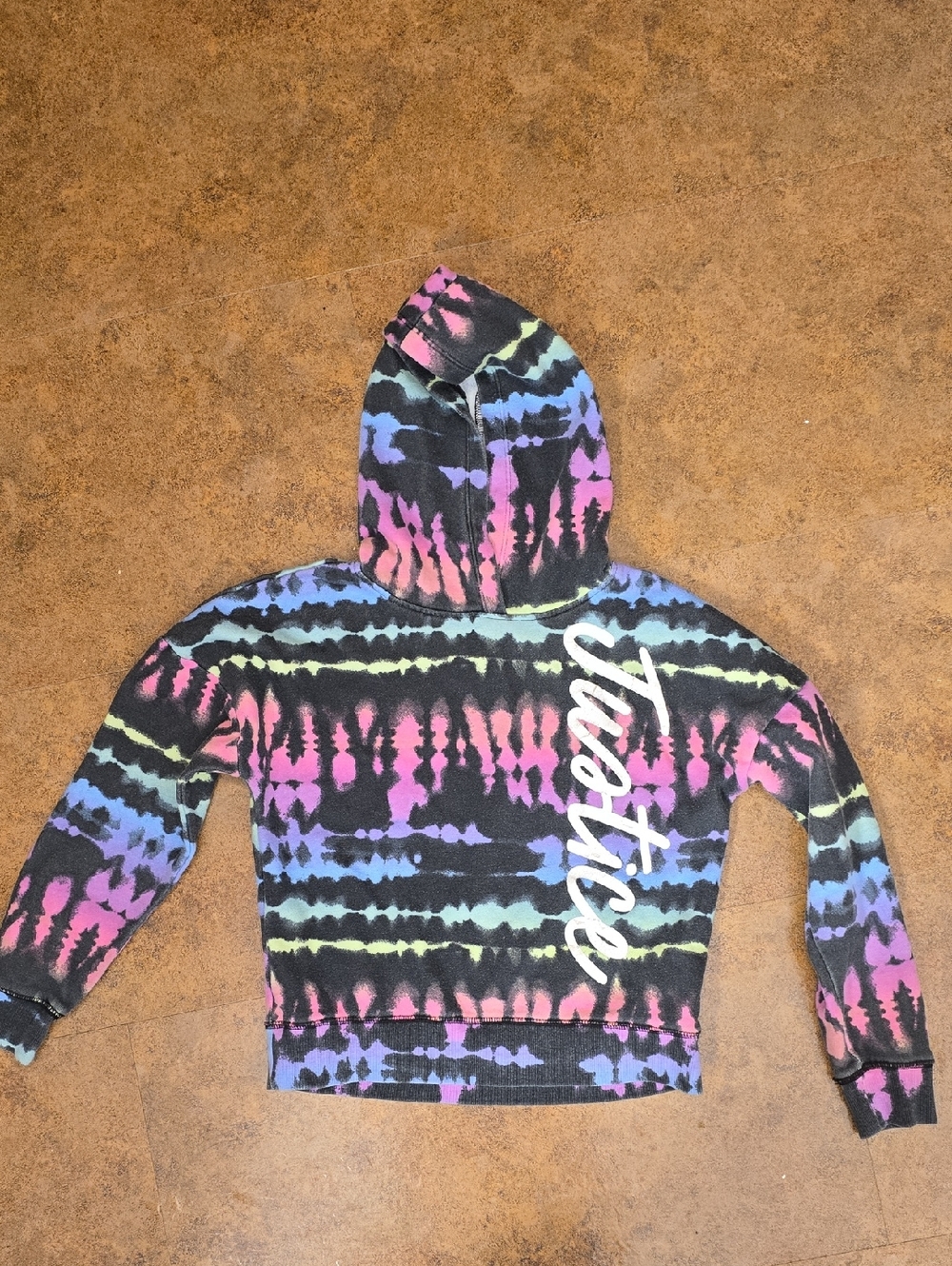 Justice Tie-Dye Hoodie - Multicolor -YM - Add For Free To Any Bundle